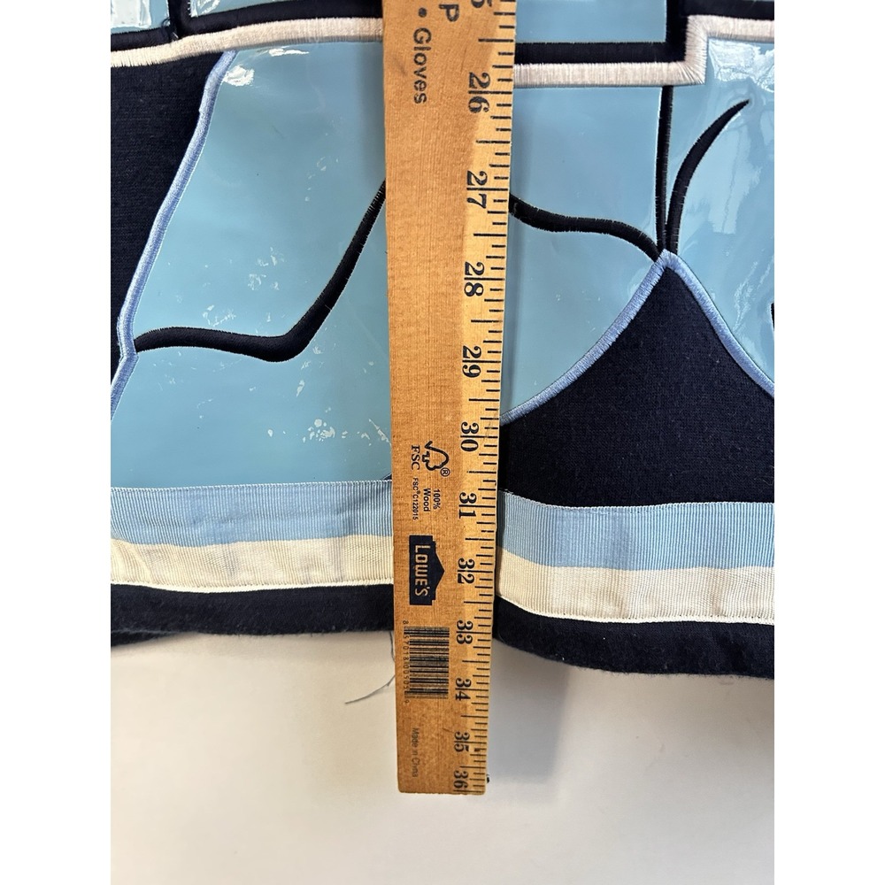 VTG Y2K Veezo Wear New York Football Full Zip Jacket Varsity Style 3X Streetwear - Picture 12 of 13